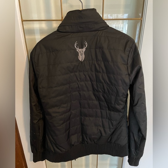 Women’s Eira Black Bomber Winter jacket - Picture 5 of 6